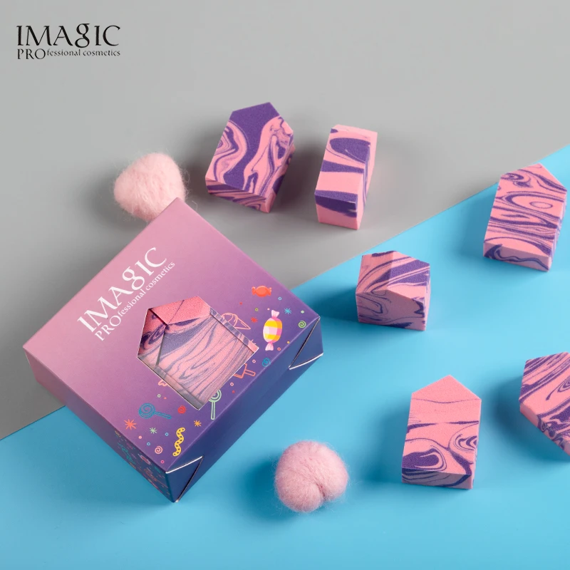 10 pcs / Box IMAGIC Makeup Sponge Cosmetic Puff Foundation Beauty Powder Smooth Make UP Gift |