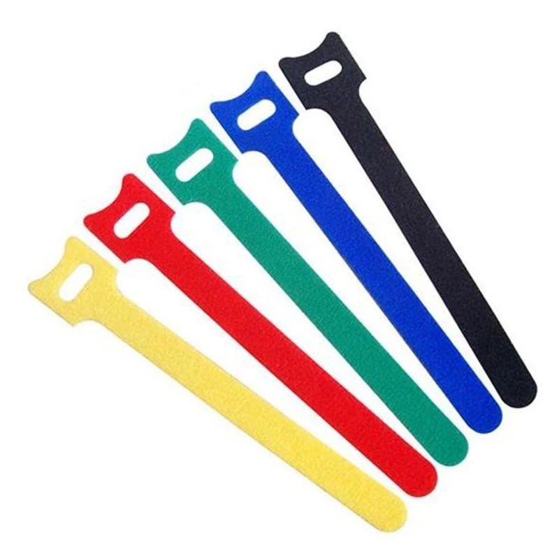 20pcs 12mm*200mm Nylon Back To Back Cable Ties For Strap Power Wire