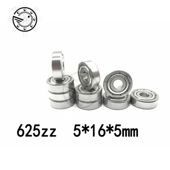 

Free shipping 625 ZZ (10PCS) 5*16*5mm Miniature Ball Bearings 625Z Deep Groove Ball Bearing 5x16x5mm 625ZZ 2Z
