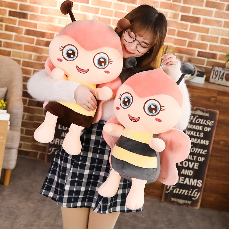 Супер пчела Kawaii животные пчела чучела для детей Рождество Детская кукла игрушка подарок для детей