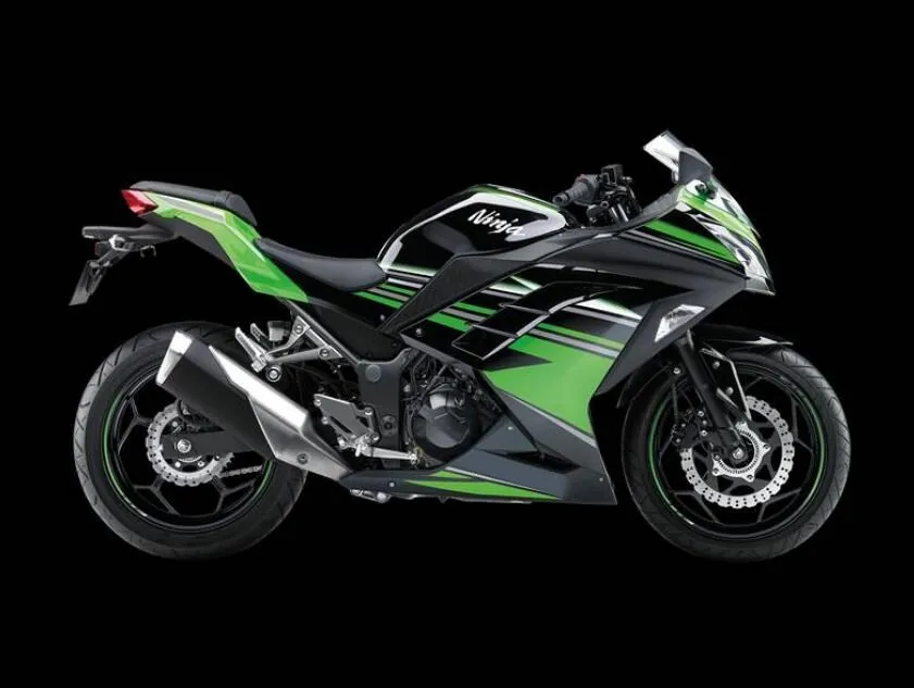 ABS наборы обтекателей кузова для Kawasaki Ninja300 EX300 2013- 13 14 15 16 17 Обтекатели литья под заказ черный зеленый