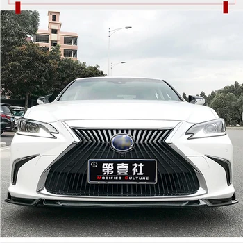 

Car Front Bumper Lip Splitter Fins Body Kit Chin Spoiler Diffuser Deflector For Lexus ES200 ES260 ES300 2018-2019