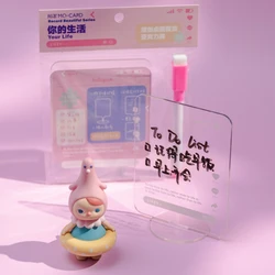 Creative Ins Message Board To Do List Daily Moment Memo Notepad With Holder Whiteboard Pen Desktop Decoratioin School Stationery