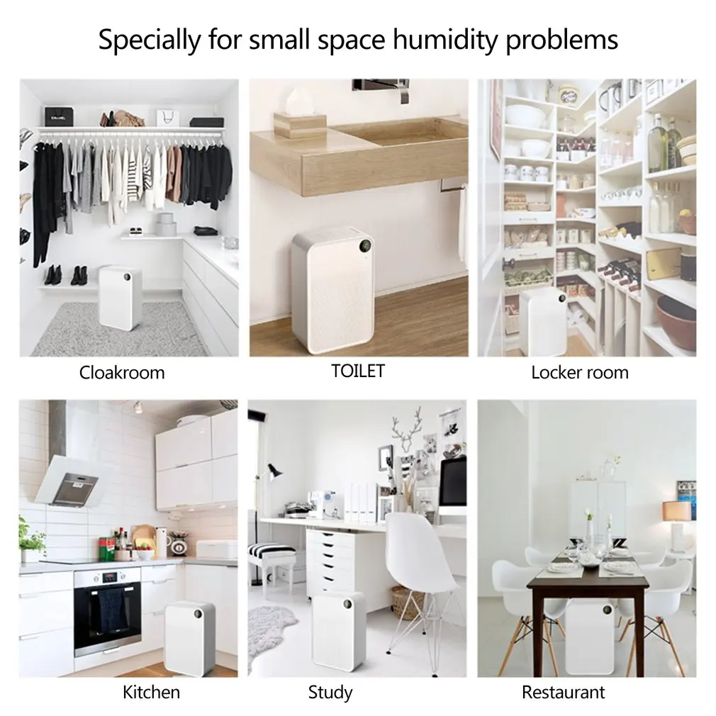 Xiaomi Mini Dehumidifier for home wardrobe Air Dryer Bedroom Household Dehumidification Moisture Absorption Dampness Dormitory