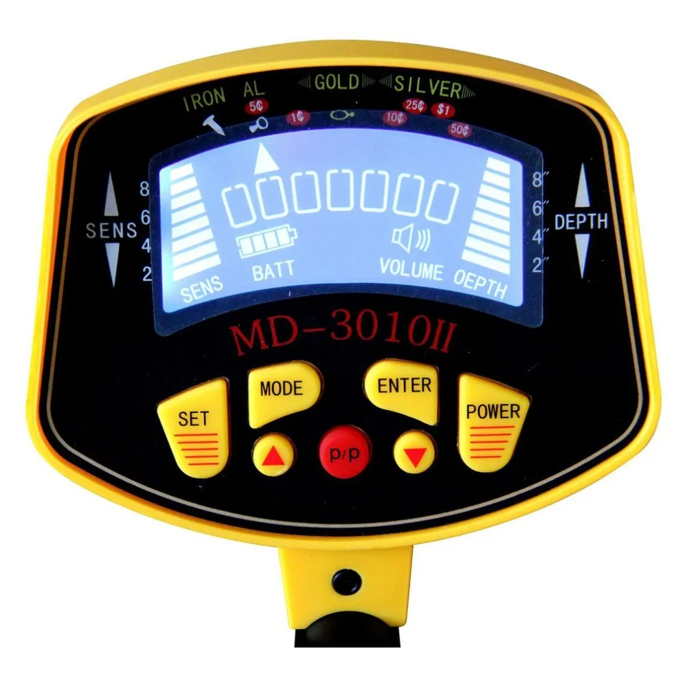 MD-3010II металлоискатель Высокая точность металлический искатель водонепроницаемый поисковая катушка Охота сокровище для подводного металлодетектор