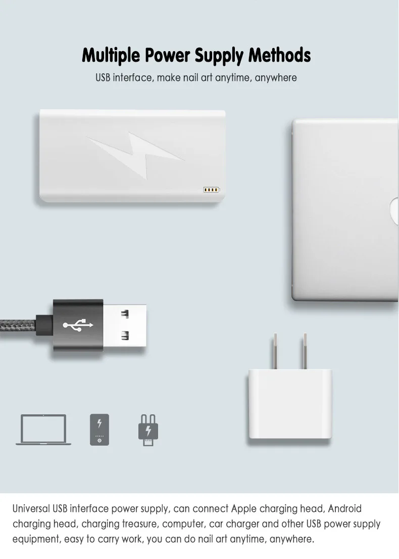 Белый Сушилка для ногтей Светодиодный УФ-лампа 36 Вт мини-лампа с USB для маникюра ЖК-дисплей сушка весь Гель-лак для ногтей Световой инструмент