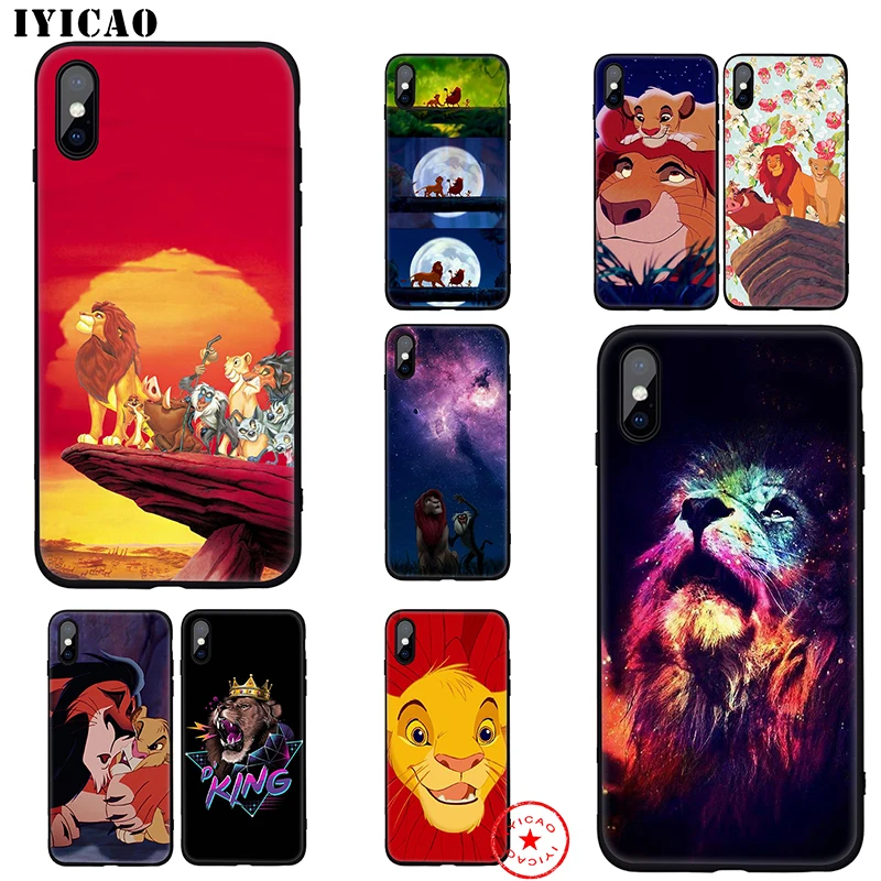 IYICAO Король Лев лучший Coque мягкий чехол для iphone 11 Pro Xr Xs Max 6 6s 7 8 Plus 5 5S Se силиконовый TPU