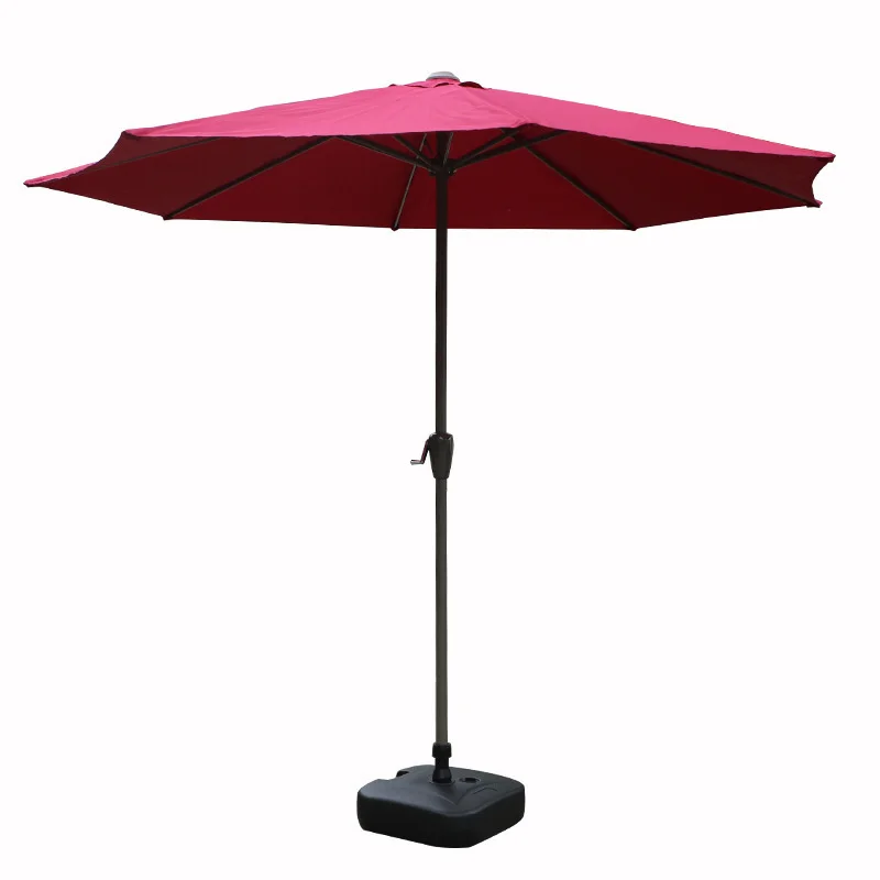 2m Double Layer Folding Beach Umbrella Replacement Canopy Garden Sunshade Cloth Waterproof Umbrella Covers For Patio Anti-UV