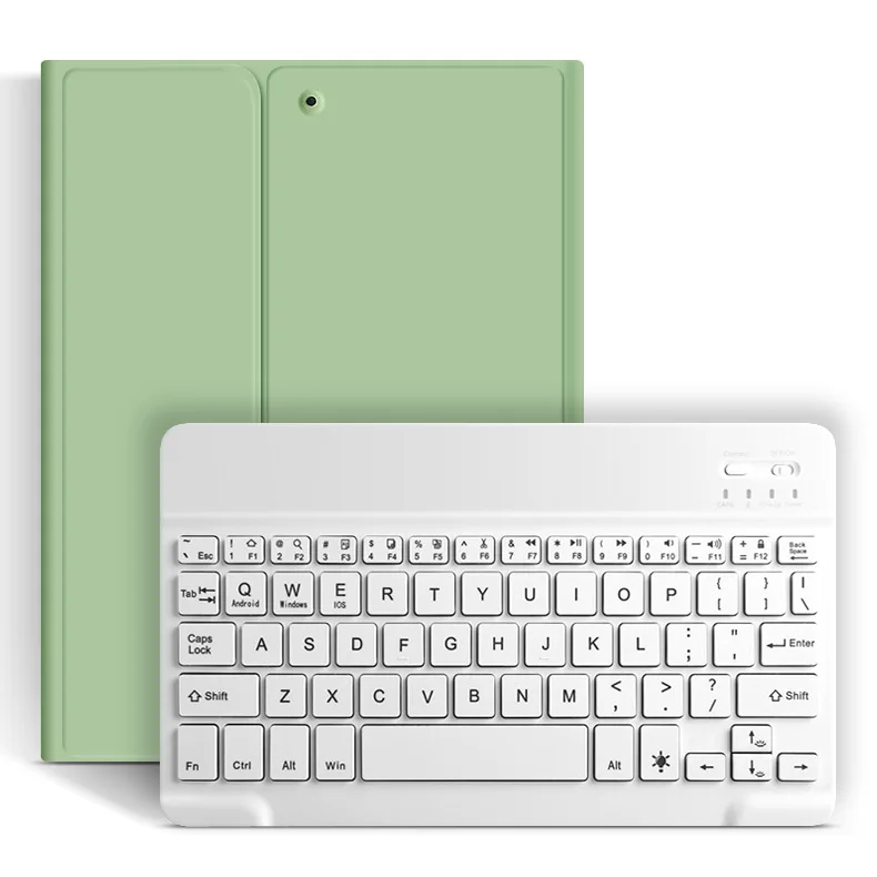 Чехол с клавиатурой для нового iPad 10,2 с карандашом для Apple iPad 7 поколения, беспроводные Чехлы C клавиатурой Bluetooth