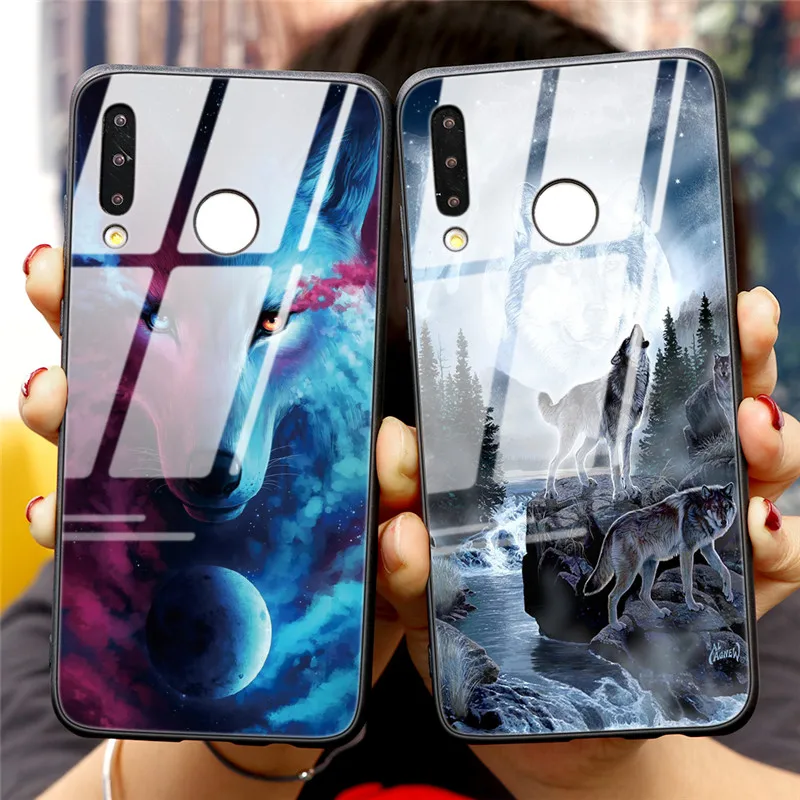 Чехол для телефона из закаленного стекла Huawei P40/P30/P20/Mate 20/30 Lite Pro Plus/P Smart 2019/nova 5i Pro/6/SE