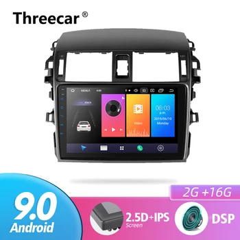 

Android 9.0 Car Radio 2 din 9'/10'car radio DSP 2.5D IPS Screen GPS NAVIGATION WIFI For Toyota Corolla Player Front&Rear