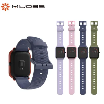 

Mijobs Watchband for Amazfit GTS 22mm 20mm Watchband for Xiao mi Huami Amazfit Bip Pace Smart Watch Bracelet Wristbands