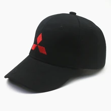 Wholesale New 3D Mitsubishi Hat Cap Car logo MOTO GP Racing F1 Hats Visors Cap Hat Adjustable Casual Trucket Hat