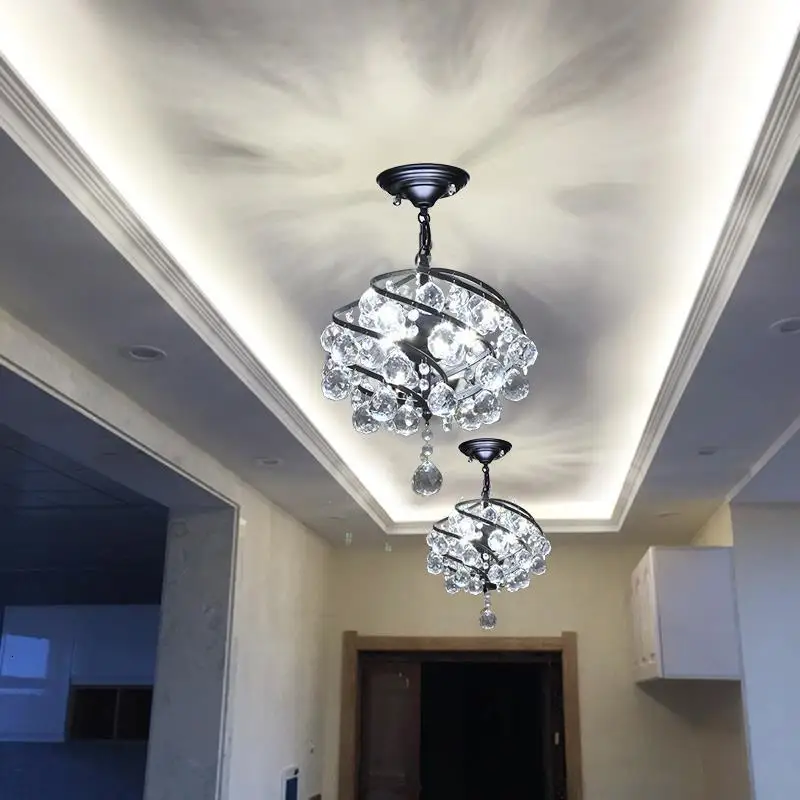 Sospensione дома деко Touw Verlichting Hanglamp кристальная висящая лампа светильник Suspendu Лофт Lampen современный подвесной