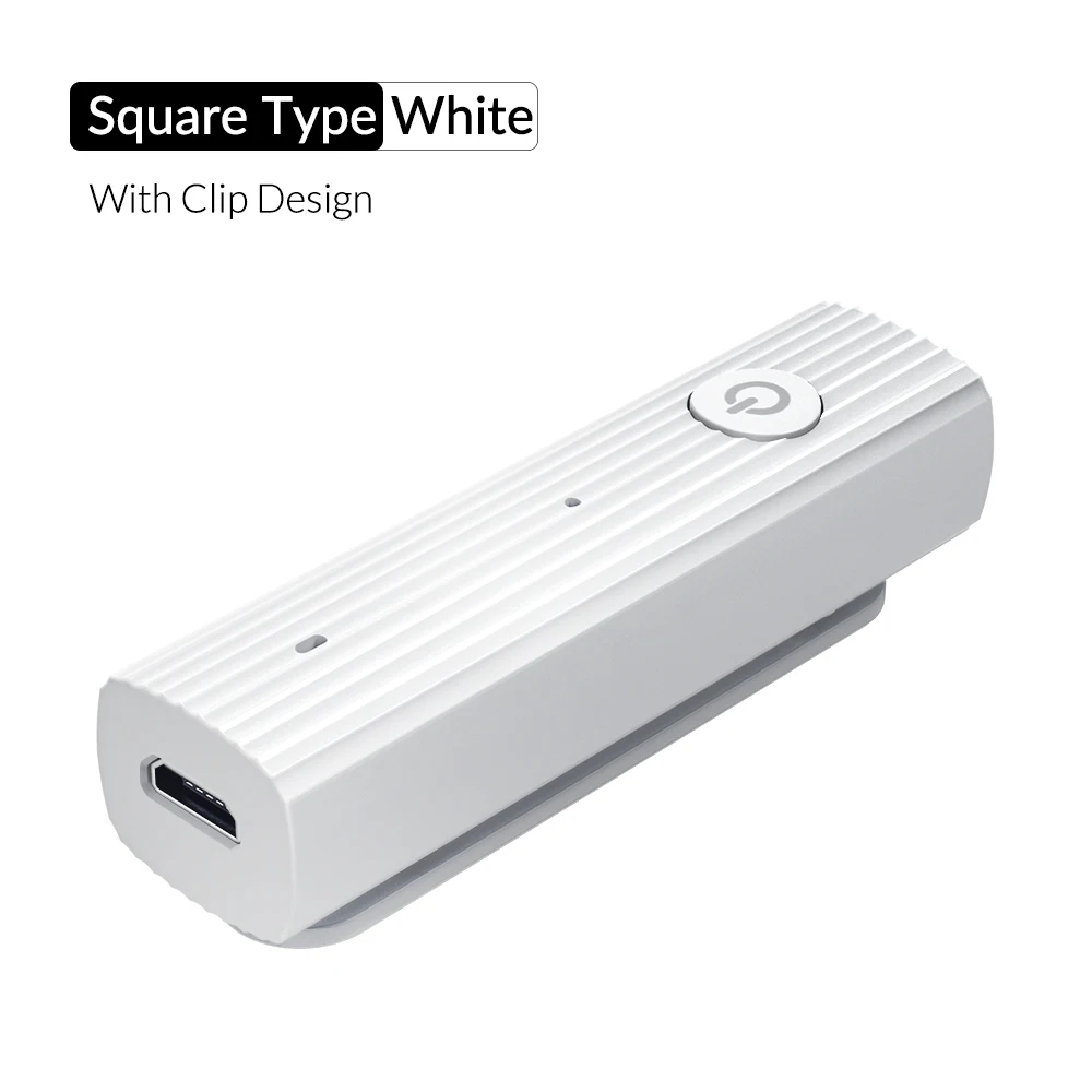 With Clip White ORICO Bluetooth 5,0+ EDR аудио приемник 3,5 мм AUX адаптер Наушники динамик музыка беспроводной Bluetooth адаптер 20 м Диапазон - Цвет: With Clip White