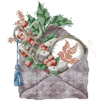 

Berry flower sewing kit patterns Counted Cross Stitch 11CT 14CT 18CT DIY Chinese Cross Stitch Kits Embroidery Needlework Sets