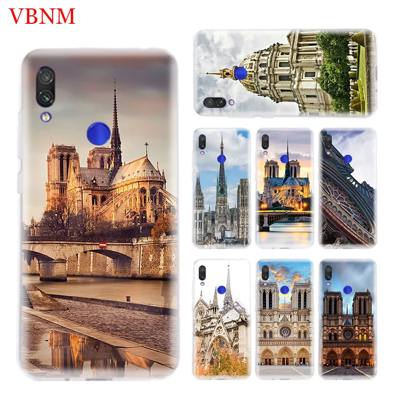 

Notre Dame de Paris Cover Phone Case for Xiaomi Redmi Note 7 7S 6 5 S2 GO Y3 K20 Pro 4 4X 6A Mi 9 8 A2 Lite SE Coque Capa