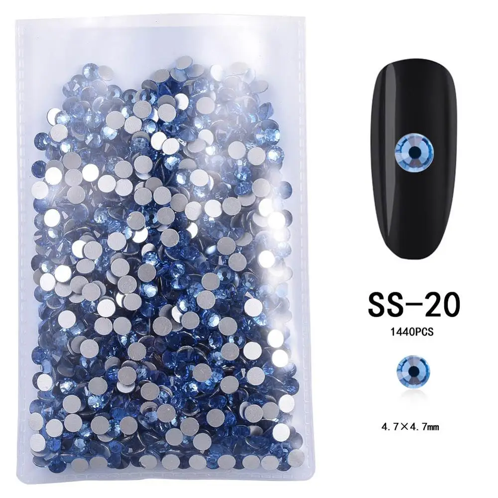 29-ss20 1 Pack Nail Rhinestones 3D AB Crystal Pearl Nail Stones DIY Accessories Nail Art Decorations - Цвет: 29-ss20