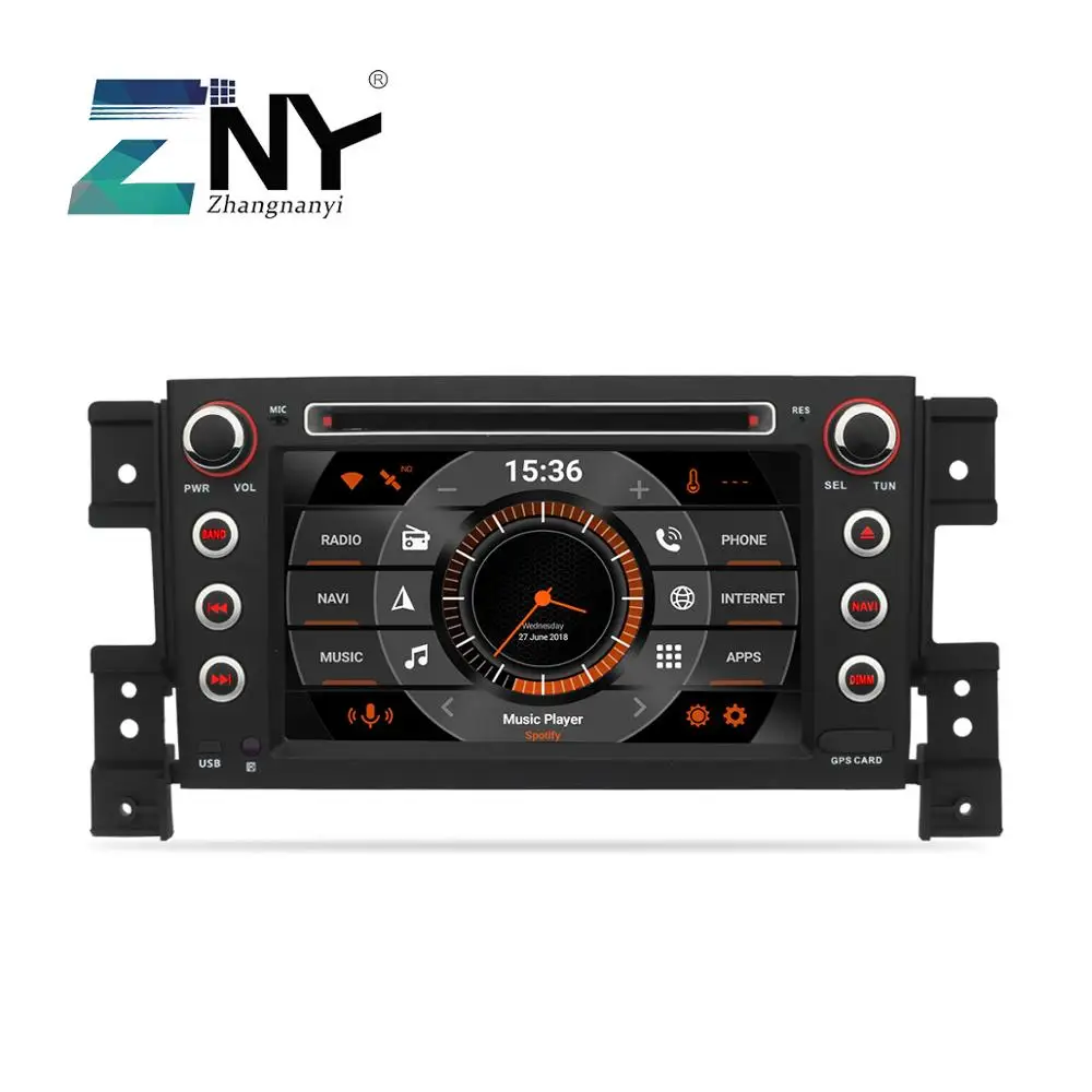7 &quotAndroid 10 автомобильный DVD для Grand Vitara 2007 2008 2009 2010 2011 2012 2013 в тире Авто Радио стерео