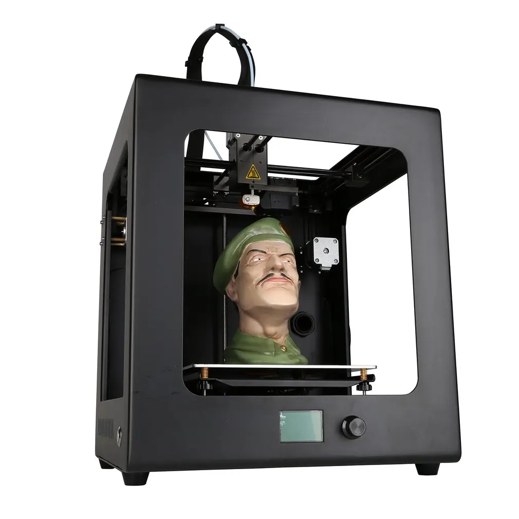 Автоматический нивелир металлический Настольный 3d принтер большой размер печати высокоточная печать машина с бесплатными нитями EU Plug