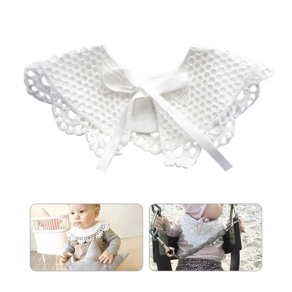 Хлопковый кружевной бантик для новорожденных слюнявчик нагрудник для младенцев слюнявчик для младенца