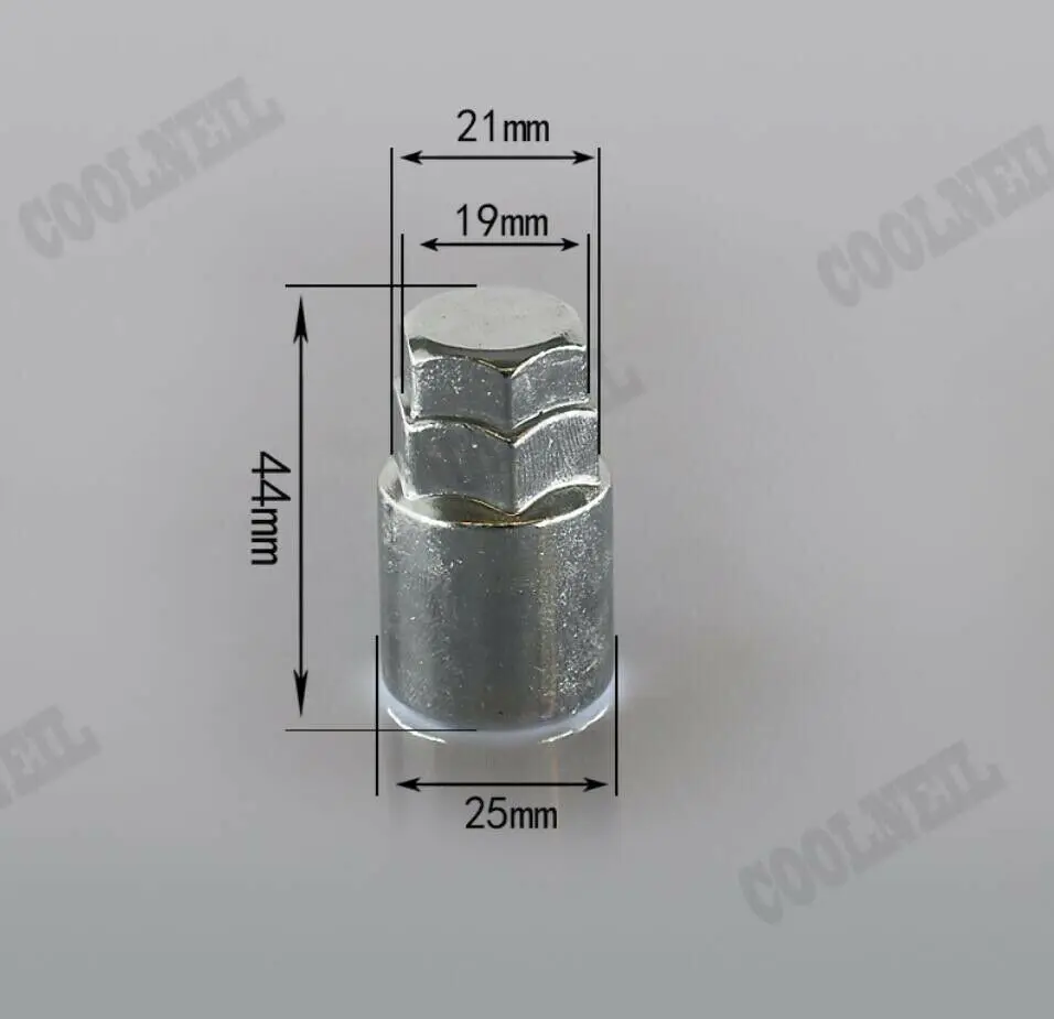 4X Авто противоугонные болты колеса винт стопорные гайки M12x1.25 с ключом безопасности