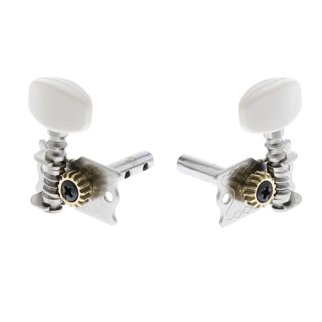 4pcs Guitar String Tuning Key Pegs Machine Head Round for Ukulele Replacements Accessory