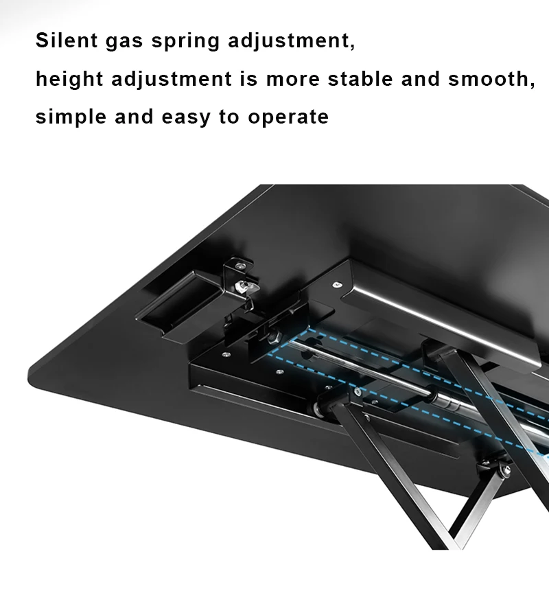 Hyvarwey ID-30 Aluminum Easy Up Height Adjust Sit Stand Desk Riser Foldable Laptop Desk Monitor Holder Stand With Keyboard Tray 13 Hyvarwey ID-30 Aluminum Easy Up Height Adjust Sit Stand Desk Riser Foldable Laptop Desk Monitor Holder Stand With Keyboard Tray 7