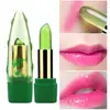Organic Aloe Vera Jelly Lipstick Color Change Lipstick Natural Plant Lip Makeup