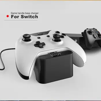 

iPega PG-9181 3 in 1 Gamepad Fixed Charger Game Handle USB Charging Dock Station Holder Base for Switch/XboxOne/PS4 Controller