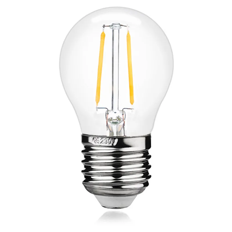 Светодиодный лампы E27 E14 G45 AC 220V 2W 4W 6W 8W СВЕТОДИОДНЫЙ Стекло Шарообразная лампочка Эдисон лампы античный ретро винтажный светодиодный в стиле ламп накаливания