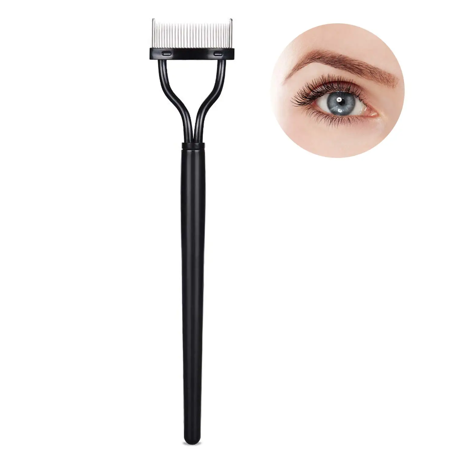 Eyelash Brush Comb Separator, Acavado Eyelash Eyebrow Mascara Brush and