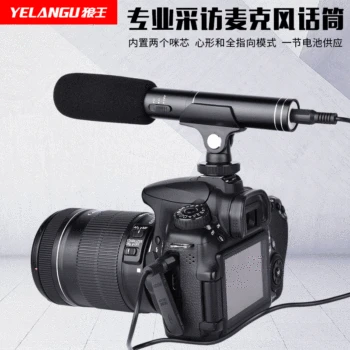 

Professional Interview Microphone News Recording Microphone SLR Camera Micro Motion Picture Microphone