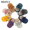 Hot Newborn Baby First Walk Shoes Girl Boy Soft Nubuck Leather Prewalker Anti-slip Shoes Moccasins Footwear Shoes Toddler Shoes 1