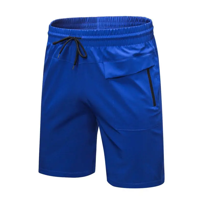 Мужские спортивные шорты с несколькими карманами, износостойкие, дышащие, против морщин, удобные, повседневные, одноцветные - Цвет: L