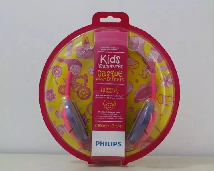 Оригинальные детские Наушники Philips Shk1031/00, безопасные для здоровья и окружающей среды, Молодежные наушники