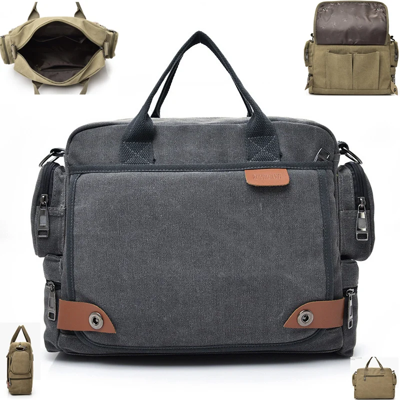 Мужская Холщовая Сумка через плечо Повседневная летняя сумка сумка-тоут