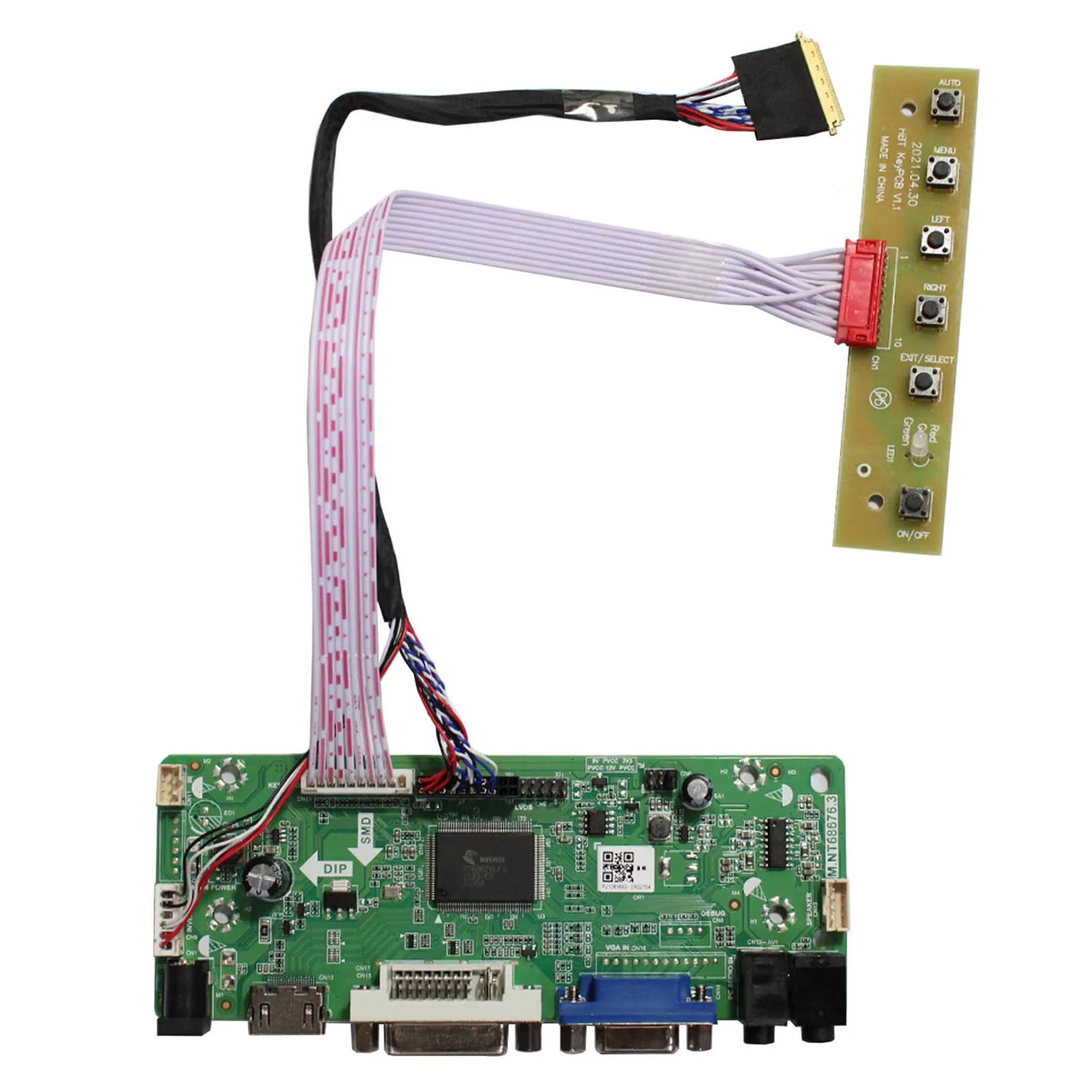 VSDIAPLAY HD MI + VGA DVI плата ЖК-контроллера аудиовхода для LP140WH1 LP156WH2 11 6 '✔&quot 15
