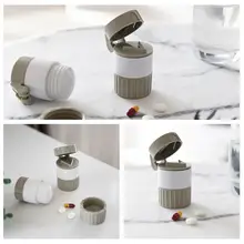 4-in-1 Multifunctional Mini Medicine Box Portable Medicine Cutter / Water cup / Medicine Grinding / Storage douglas kirsch sleep medicine in neurology