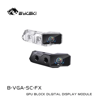 

Bykski GPU Digital Thermometer LCD Screen Component G1 / 4 Thread for Graphics Card Temperature monitoring