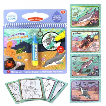 

Children'S Baby Water Painting Can Be Used Repeatedly Graffiti This Magical Graffiti Colorful Water Album Bag