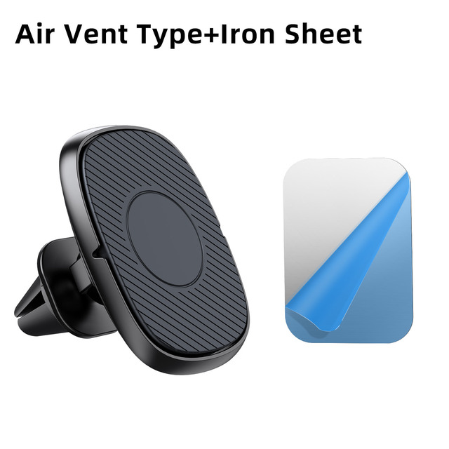 Holder 360 Rotation Metal Air Vent Mount holder in Car Mobile Phone Holder For redmi note 10 9 Universal Magnet Stand