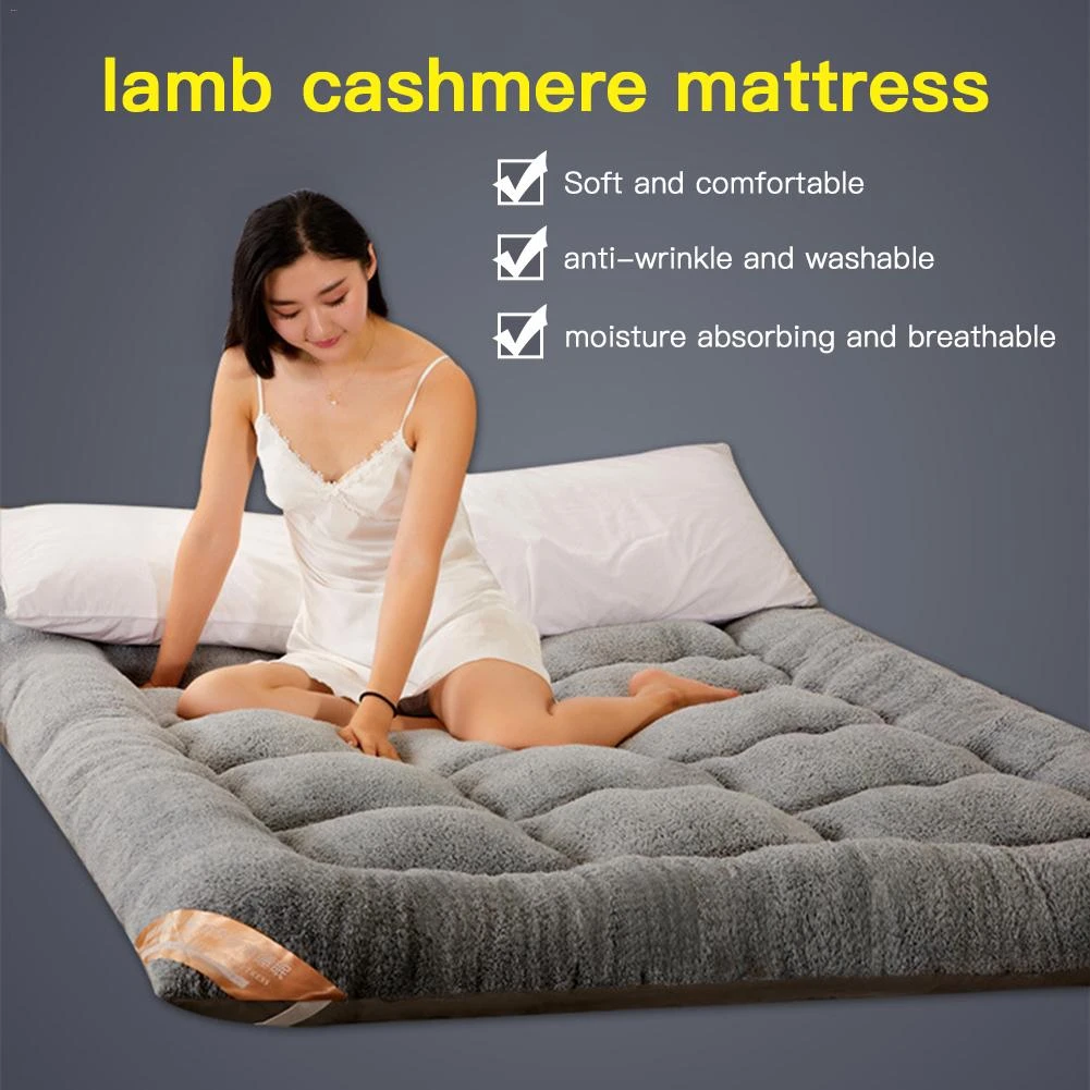 5cm kalinliginda kapitone yatak pedi kuzu kadife kumas yumusak yatak ogrenci yurdu icin kadin cocuk kalinlasmis yatak mattress toppers aliexpress 5cm kalinliginda kapitone yatak pedi kuzu kadife kumas yumusak yatak ogrenci yurdu icin kadin cocuk kalinlasmis yatak mattress toppers aliexpress