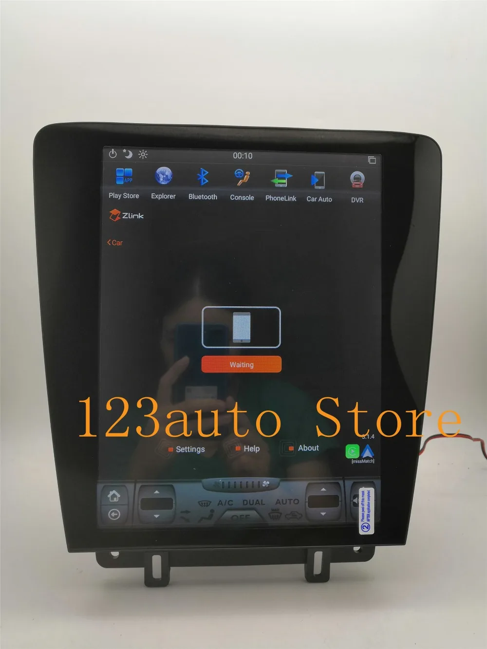 12,1 ''вертикальный Tesla стиль Android 8,1 PX6 автомобильный DVD gps навигационный плеер радио аудио для Ford Mustang 2010 2011 2012 2013