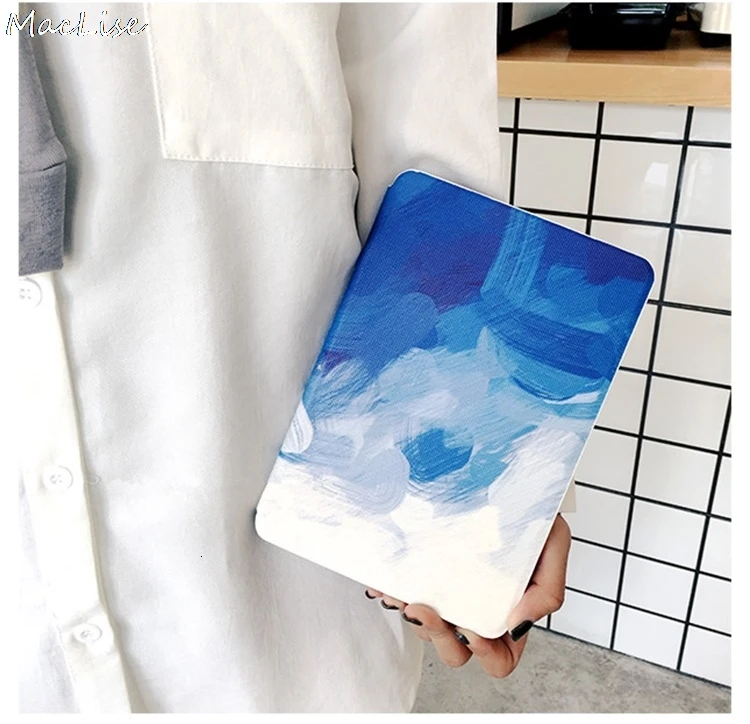 Illustrations PU and PC Material Support Protective Cover Case For iPad Air 1 2 Mini 1234 iPad 234 iPad 9.7inch