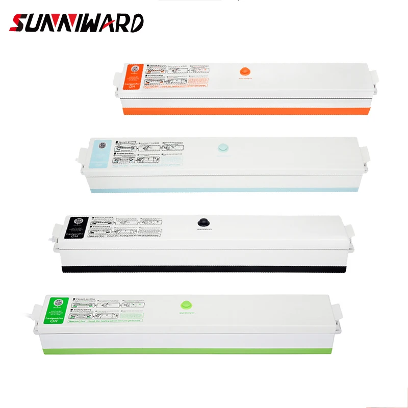 

sunniward 220V/110V Household Food Vacuum Sealer Packaging Machine Film Sealer Vacuum Packer Including 15Pcs Bags