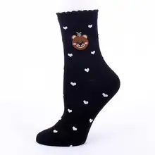 Christmas Socks Unisex Women Cartoon Cute Cartoon Christmas Gift Winter Adult Socks Cotton Personality Socks Harajuku Skarpetki
