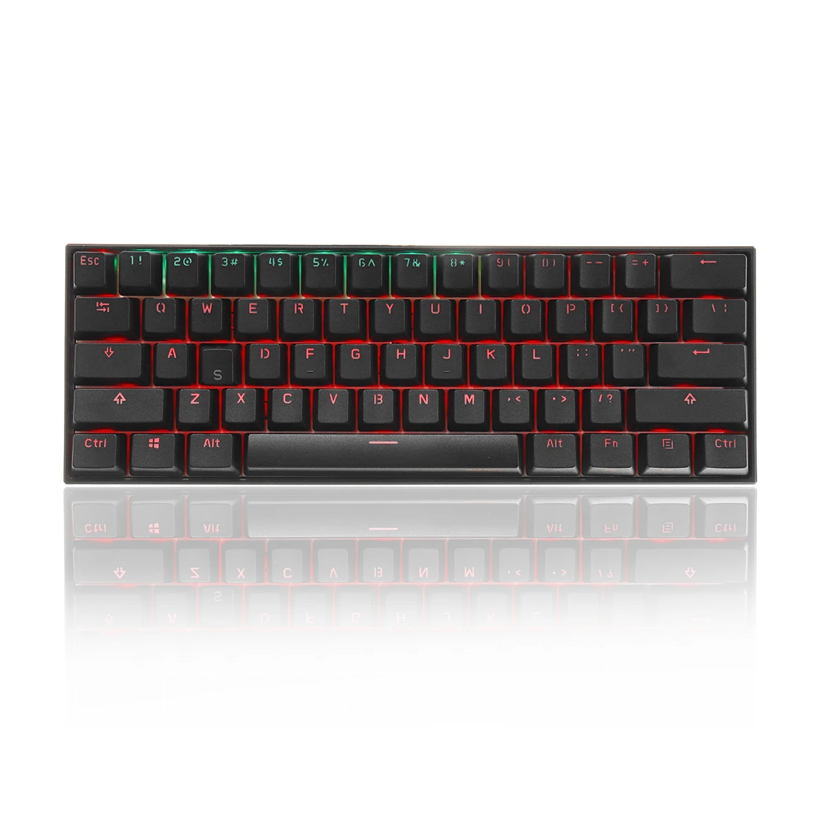 Anne Pro 2 bluetooth 4,0 60% механическая клавиатура с беспроводной подсветкой Gateron MX переключатели Мини Портативная игровая клавиатура
