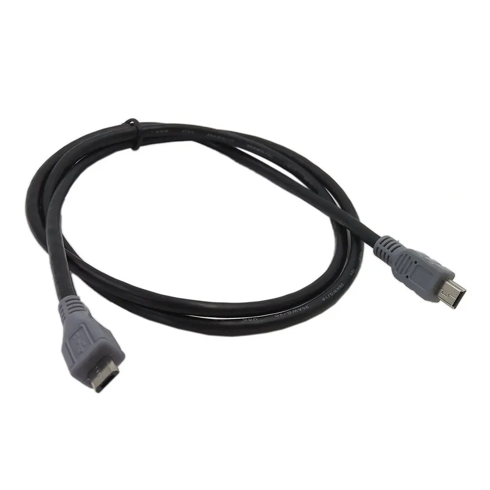 1 м Micro USB к Mini USB OTG Кабель-адаптер папа к мужчине Тип 5-контактный конвертер адаптер передачи данных зарядный кабель-удлинитель