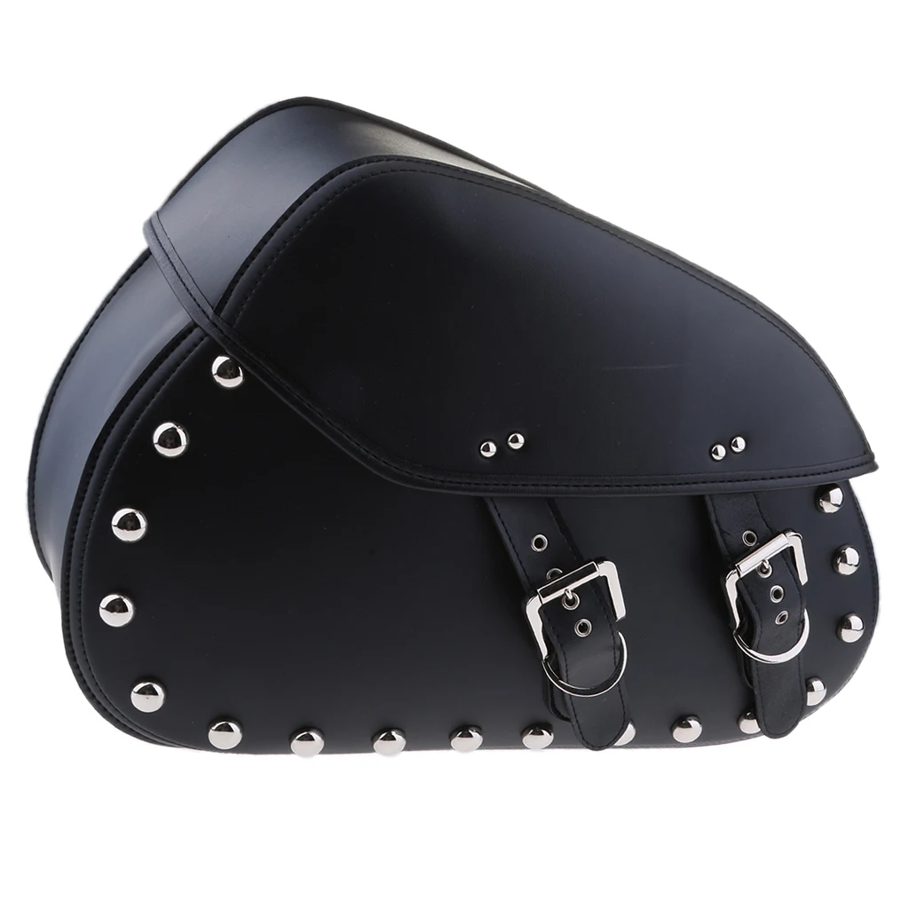 Saddlebags Left Side Storage For Honda Shadow Yamaha V-Star XVS 650 950 1100